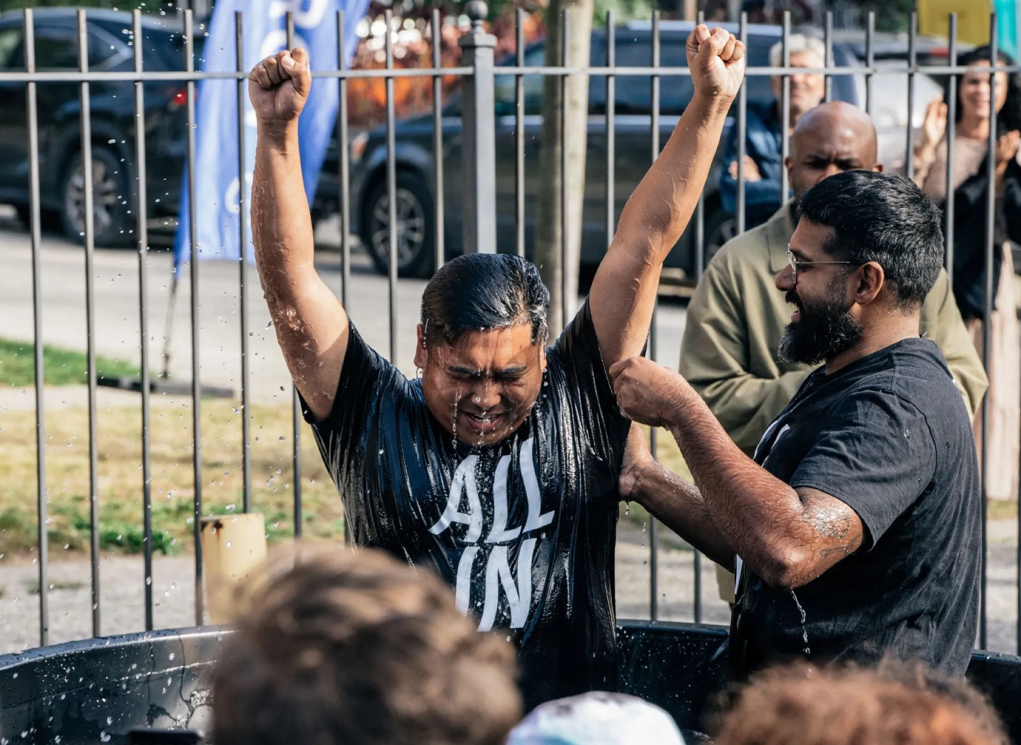 Baptism celebration at C3 Mexico City